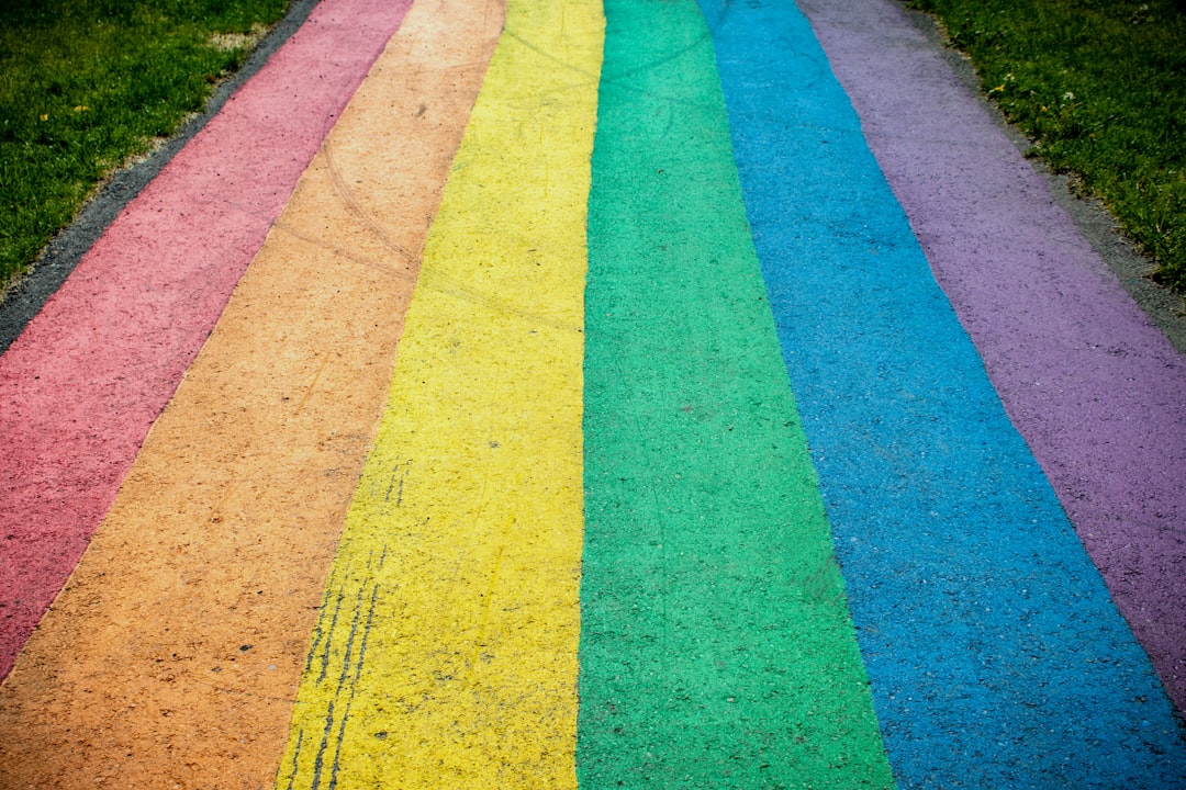 Photo Rainbow flag